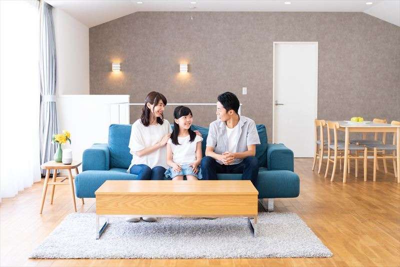 一軒家リビング